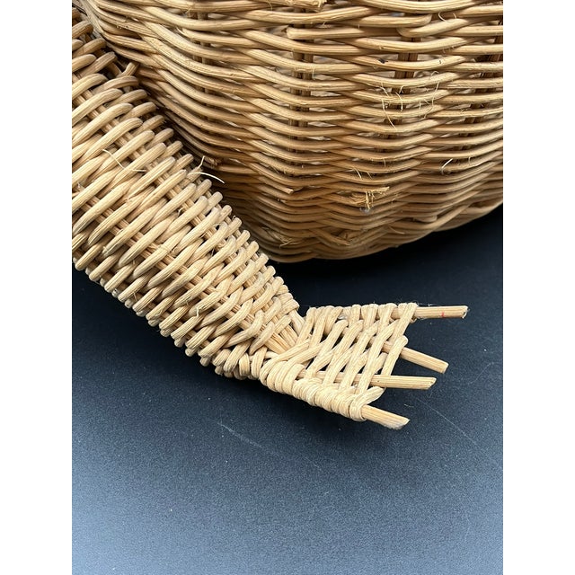 Vintage Rattan Frog Basket, 1970s For Sale - Image 10 of 12