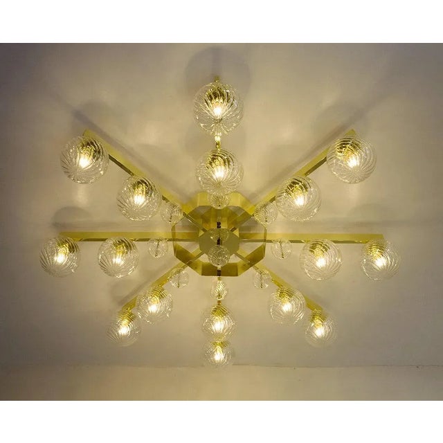 21st Century Modern Murano Flush Mount by Fabio LTD For Sale - Image 6 of 10