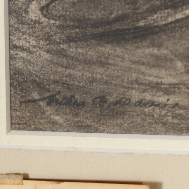 Arthur B. Davies (American, 1862-1928) Charcoal and Chalk on Paper For Sale - Image 4 of 5