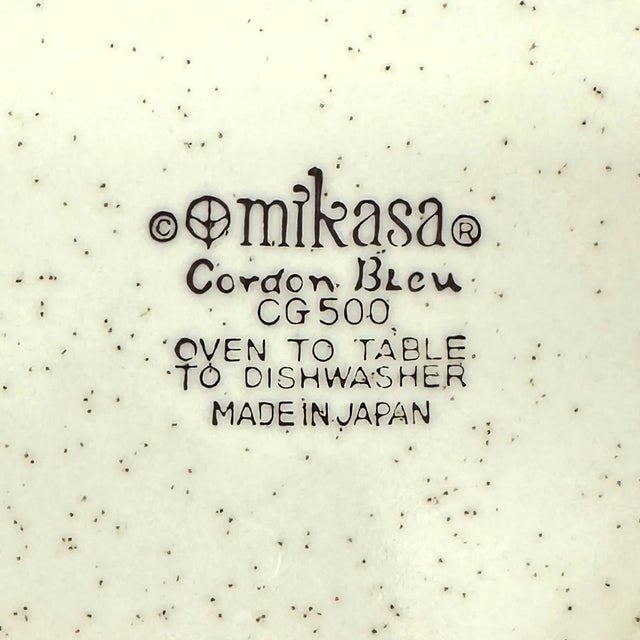 Vintage Cordon Bleu Ceramic Soup or Breakfast Bowls by Mikasa - Set of 4 For Sale - Image 11 of 11