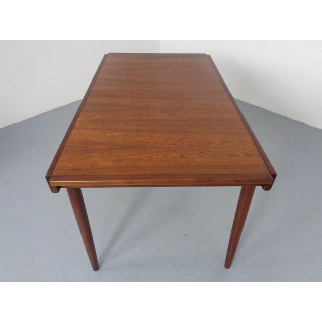 Large Rosewood Extendable Dining Table, Denmark, 1960s For Sale - Image 16 of 18