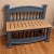 Blue Wooden Bench For Sale - Image 4 of 8
