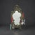 Early 20th Century Nb&iw Gilt Brass Art Nouveau Vanity Mirror With Prism Candelabra 20.5” For Sale In San Francisco - Image 6 of 18