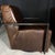 Italian Leather Midcentury Modern Style Swivel Club Armchairs -A Pair For Sale - Image 12 of 12