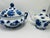 Antique Blue and White Soup Tureen and Tea Pot For Sale - Image 4 of 11
