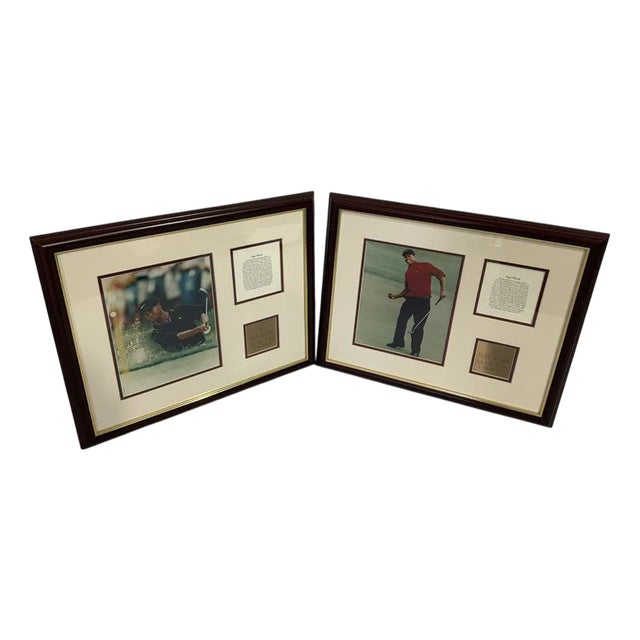 Tiger Woods, Photographs, 2001, Set of 2 For Sale