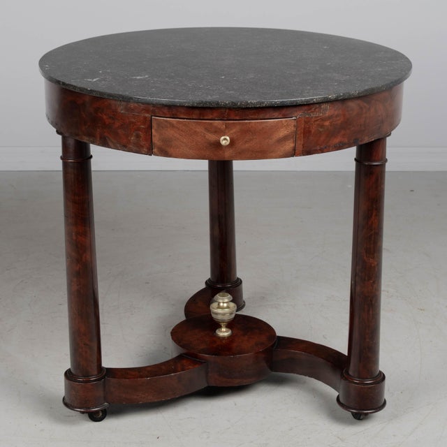 French 19th Century French Mahogany Gueridon or Game Table For Sale - Image 3 of 17