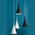 Samuli Naamanka 'Lambada Savu' Matte Black Ceramic Pendant for Innolux For Sale - Image 4 of 4
