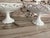 Colony 1950s Milk Glass Footed Centerpiece, Pair For Sale - Image 4 of 6