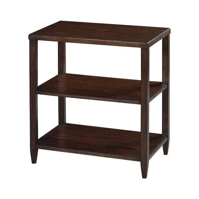 Classic Mahogany Finish 3-Tier Side Table For Sale In Greensboro - Image 6 of 6