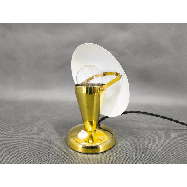 Metal Bauhaus Brass Adjustable Table Lamp, 1930s For Sale - Image 7 of 18