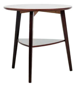 Midcentury Danish Round Side Table in Rosewood by Holger Georg Jensen for Kubus, 1960s