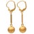 Elevate your style with these satin ball dangle earrings. Their timeless design offers a touch of sophistication, making...