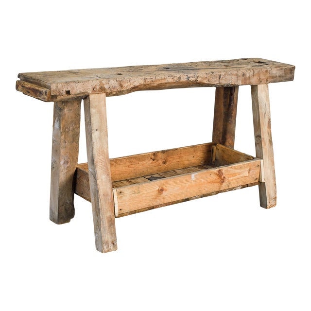Vintage Wood Workbench For Sale