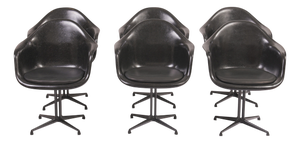 Vintage Chairs by Eames, 1970s, Set of 6