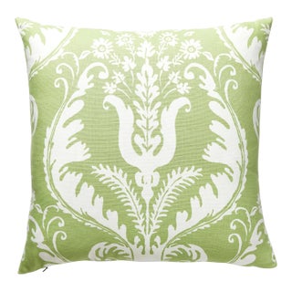 The House of Scalamandré Primavera Pillow, Celery For Sale