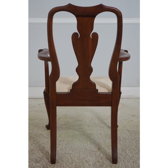 Henkel Harris Set of 8 Henkel Harris Cherry Dining Room Chairs For Sale - Image 4 of 12
