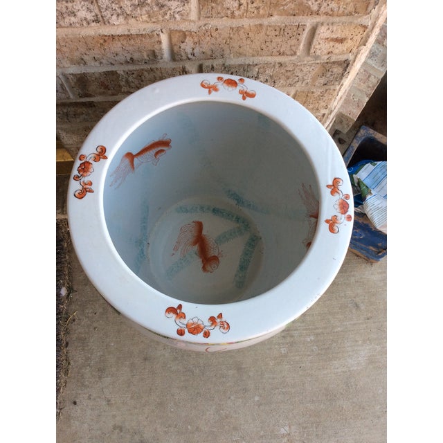 Vintage Ceramic Fishbowl Planter | Chairish