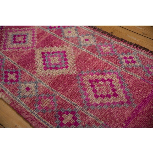 Shabby Chic Vintage Distressed Kurd Rug Runner - 3'3" x 10'8" For Sale - Image 3 of 9