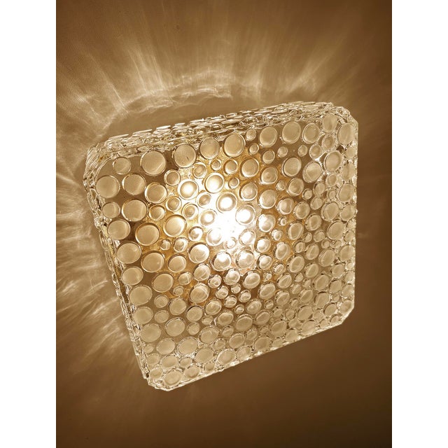 Metal Vintage Bubble Glass Sconces from Erco, 1970s, Set of 2 For Sale - Image 7 of 18