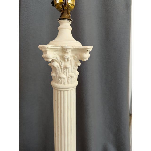 Mid 20th Century Mid 20th Century Hollywood Regency Style Neoclassical Table Lamp For Sale - Image 5 of 8