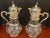 English Sliver Plated and Engraved Glass Claret Jugs - a Pair For Sale - Image 9 of 12
