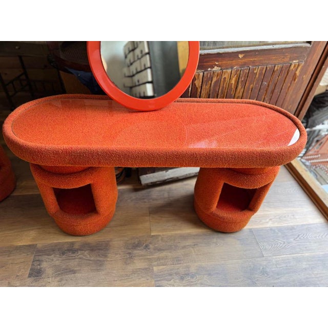 1970s Dressing Table with Chairs from Kecskemét Furniture, 1975, Set of 3 For Sale - Image 5 of 8