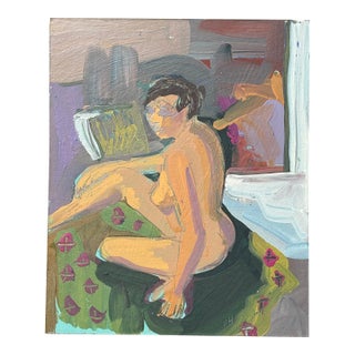 Original Painting Nude Figure Study Bay Area Hartman For Sale