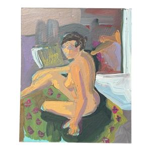 Original Painting Nude Figure Study Bay Area Hartman