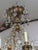 1900's French bronze Bagues crystal chandelier 35"H, 32"D