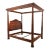 Kindel Queen Size National Trust Mahogany Canopy Bed For Sale