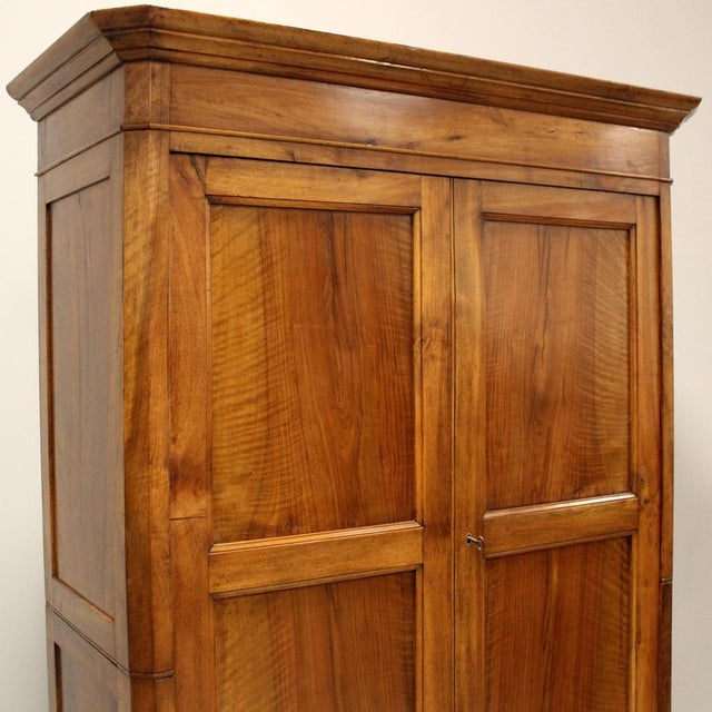 Italian Wardrobe in Walnut For Sale - Image 13 of 14