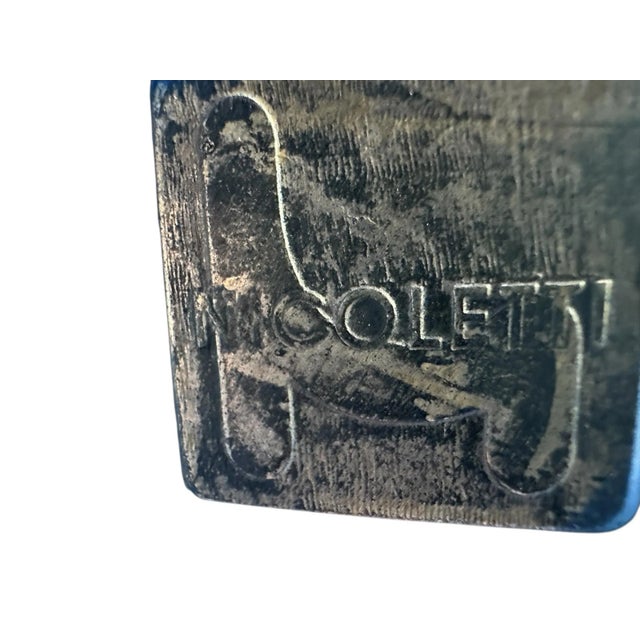 1980s Set of Leather Daybed and Ottoman from Nicoletti, Italy, 1980s For Sale - Image 5 of 6