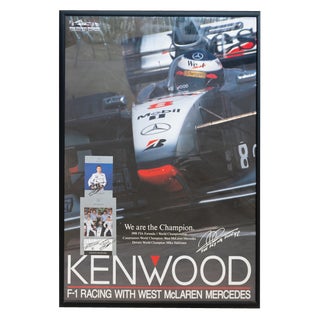 West McLaren Mercedes FIA Formula 1 Poster, 1998 For Sale