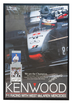 West McLaren Mercedes FIA Formula 1 Poster, 1998