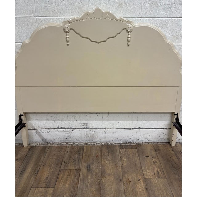Vintage Davis Cabinet Full Size French Provincial Princess Cinderella Style Bed For Sale - Image 9 of 10