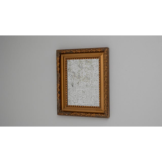 20th Century French Gilded Wooden Mirror For Sale - Image 12 of 18