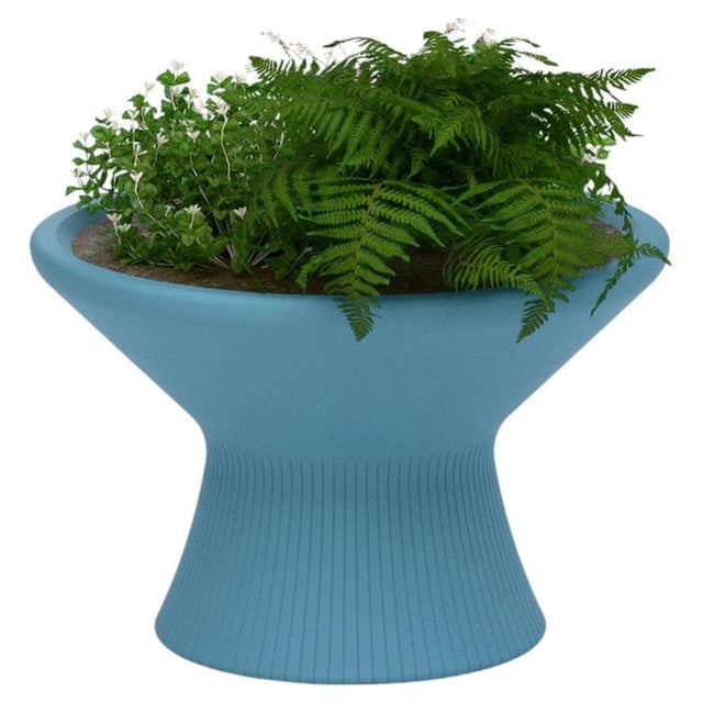 Blue Outi 3505 Polyethylene Vase by Loope For Sale - Image 8 of 8