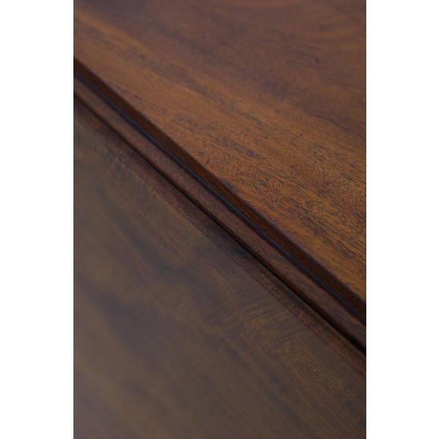 American 19th Century Mahogany Empire Style Drop-Leaf Table For Sale - Image 16 of 18