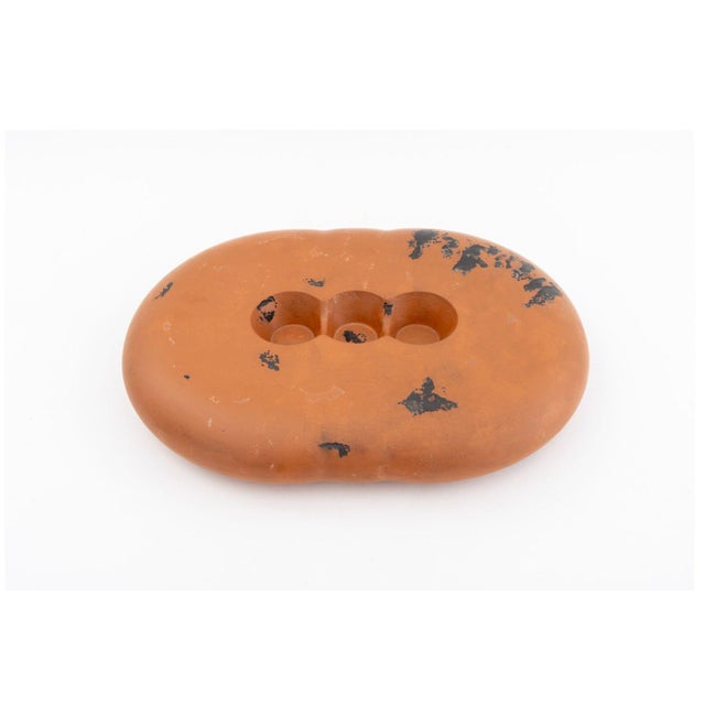 Darren Stokes (British, b. 1967) Terracotta Sculpture, 1996, signed and dated "DS / 96" to underside. 3" H x 17.5" W x 13"...