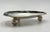 A sculptural Mexican Modernist tripod catchall or decorative bowl by Los Castillo, handcrafted in Taxco, Mexico, circa...