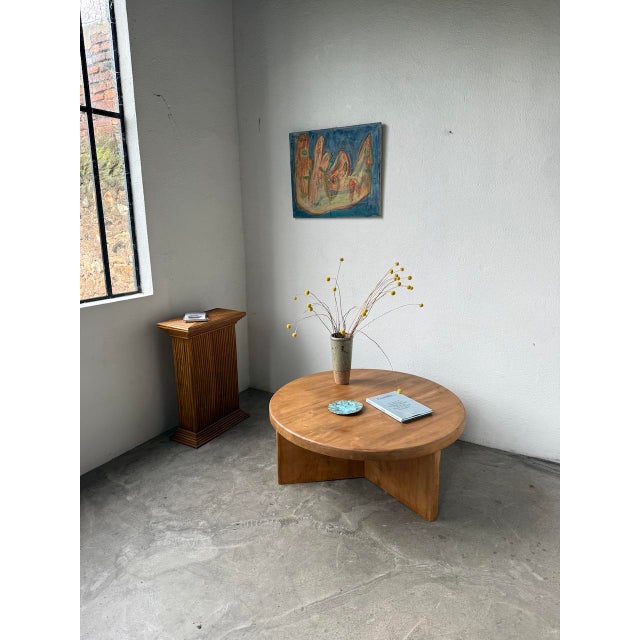 Modern Modernist Elm Coffee Table, 1950s For Sale - Image 3 of 18