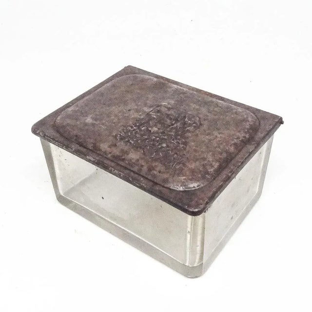 Metal Art Nouveau German Humidor, 1930s For Sale - Image 7 of 7