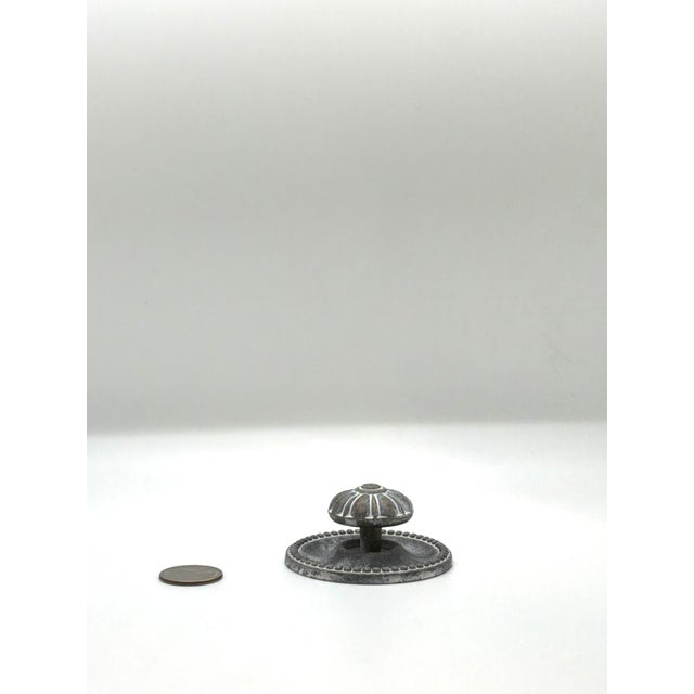 Century Furniture Knob with Backplate Aged Finish. Transitional Design.