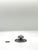 Century Furniture Knob with Backplate Aged Finish. Transitional Design.