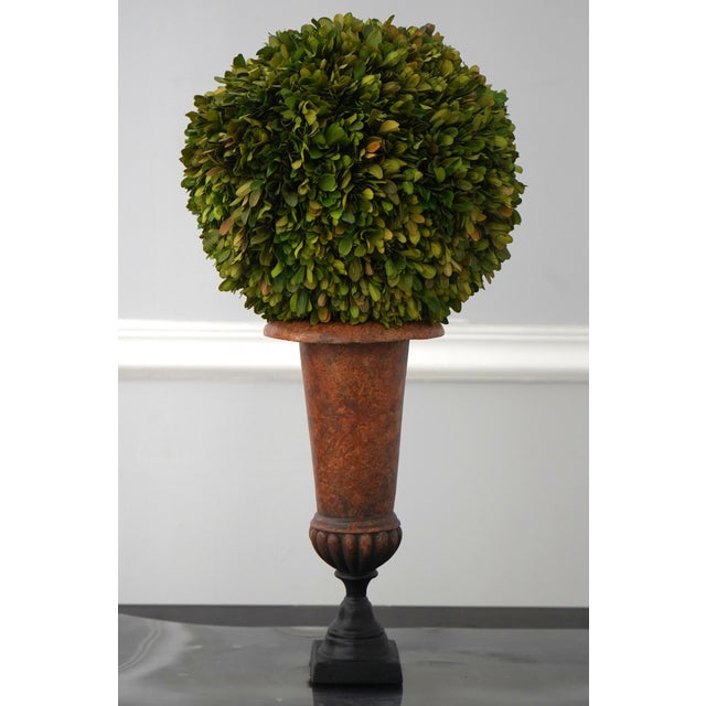 Traditional Pair of Wildwood Accents Topiary Urns For Sale - Image 3 of 9