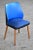 Blue Vintage Danish Modern Blue Accent Chair For Sale - Image 8 of 8