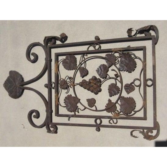 Lantern Panel with Grapevine Detail For Sale In San Francisco - Image 6 of 7