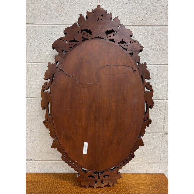 Vintage Victorian Revival Style French Style Wall Mirror For Sale - Image 16 of 18
