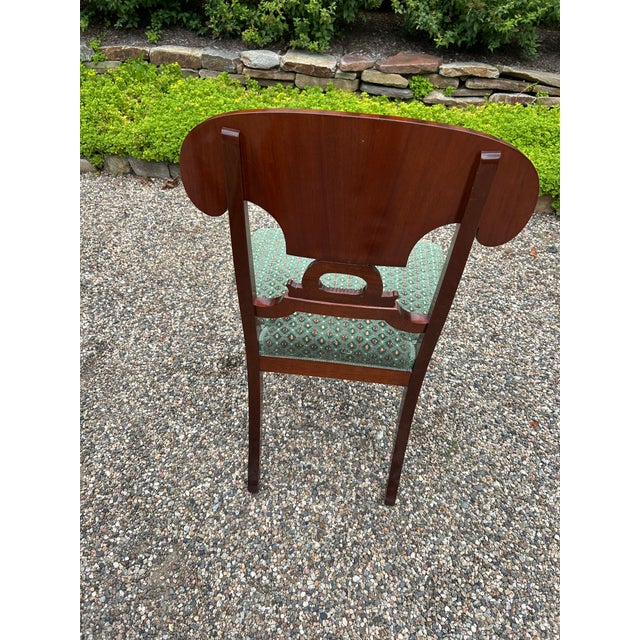 Biedermeier Style Flame Mahogany Dining Chairs -Set of 6 For Sale - Image 12 of 16
